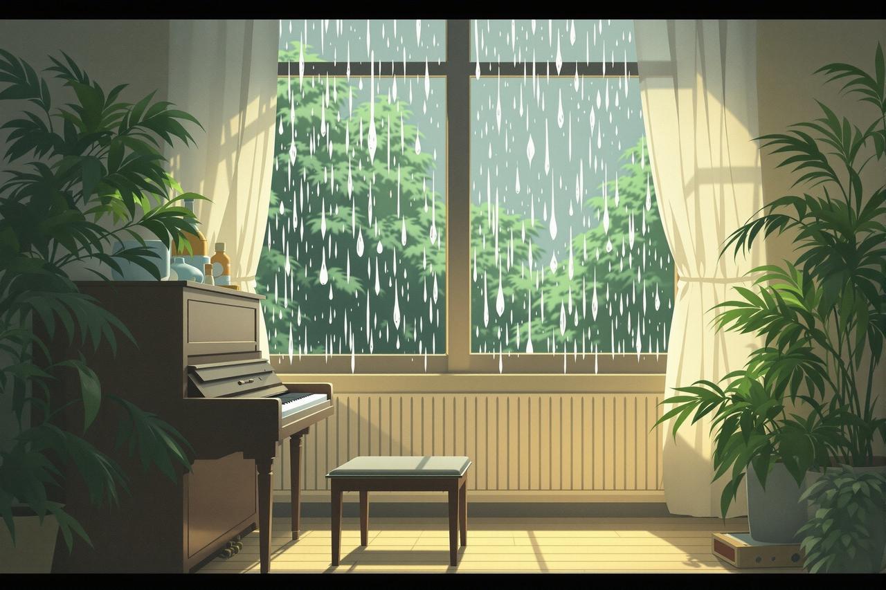 腐漫广播剧 - 雨天的旋律，治愈日常治愈动漫短剧