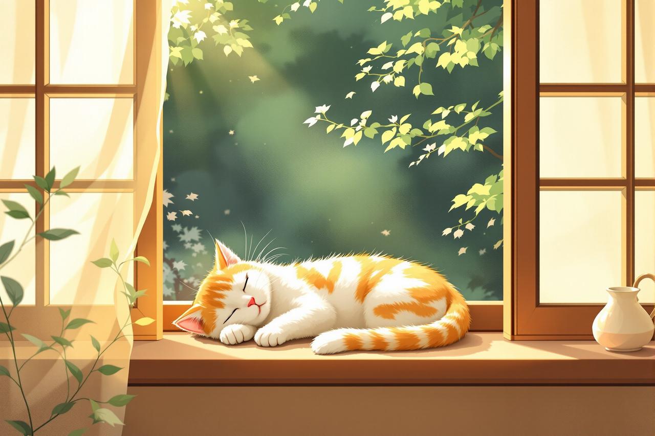 腐漫广播剧 - 猫咪的午后，暖心陪伴治愈动漫短剧